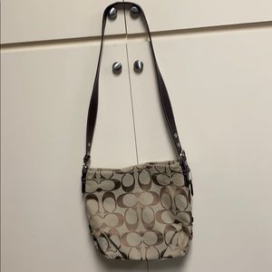 Canvas Coach Crossbody